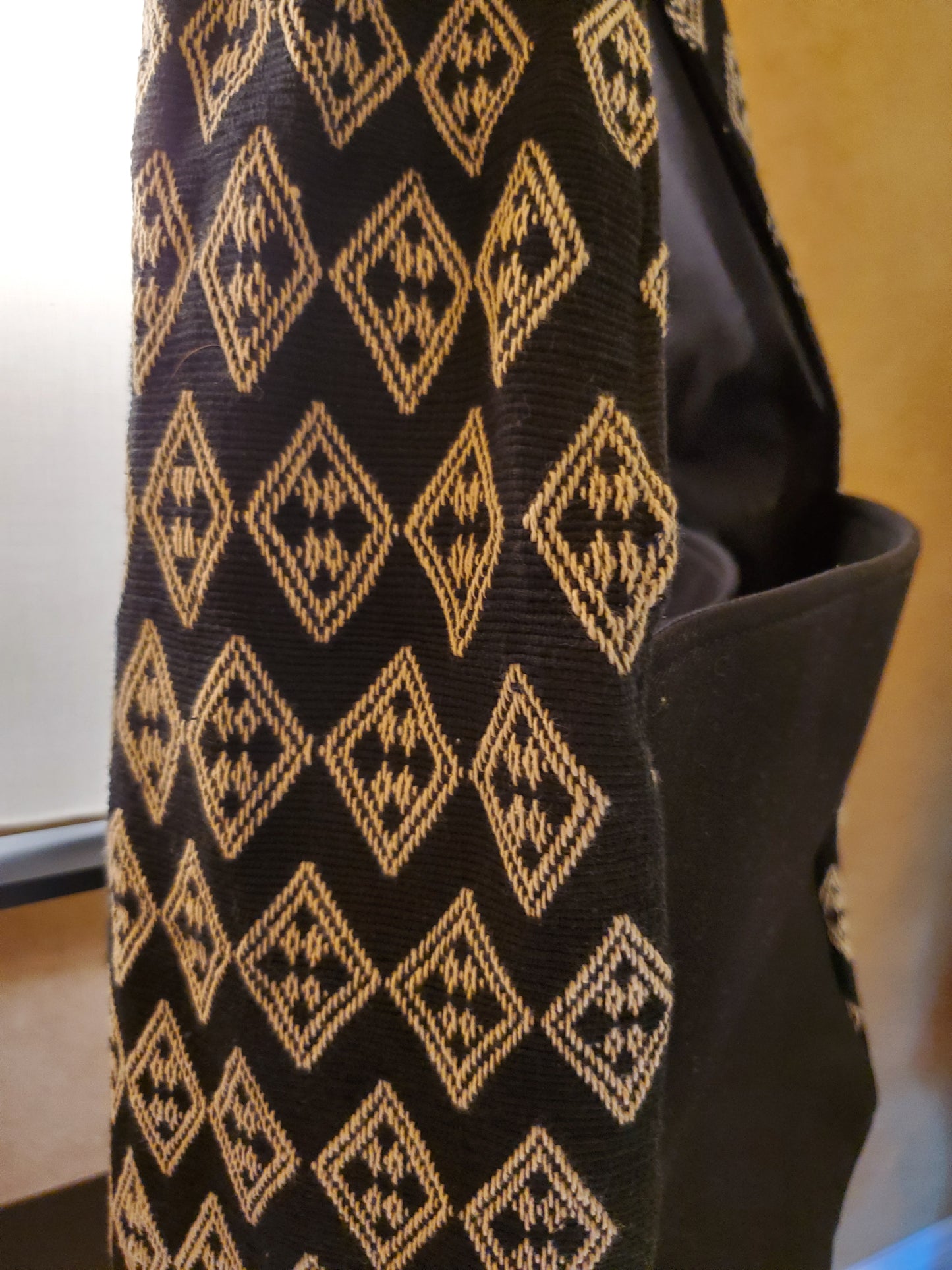 Shoulder Bag Black DP Motif