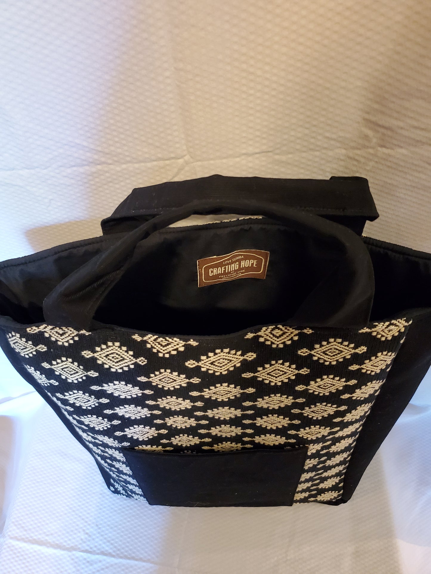 Big Tote Black D1Motif