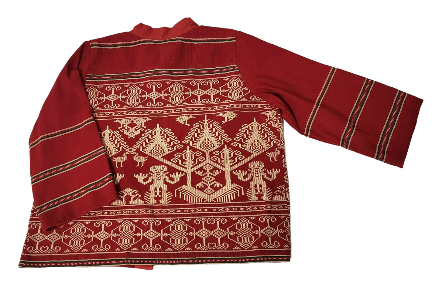 Clt Coat Tenun Red & Yellow