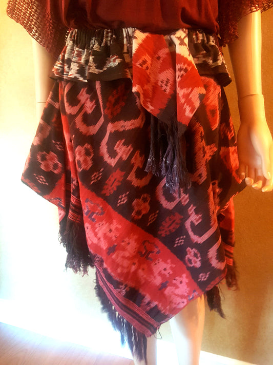 Clt Skirt Made of Tenun Sumba