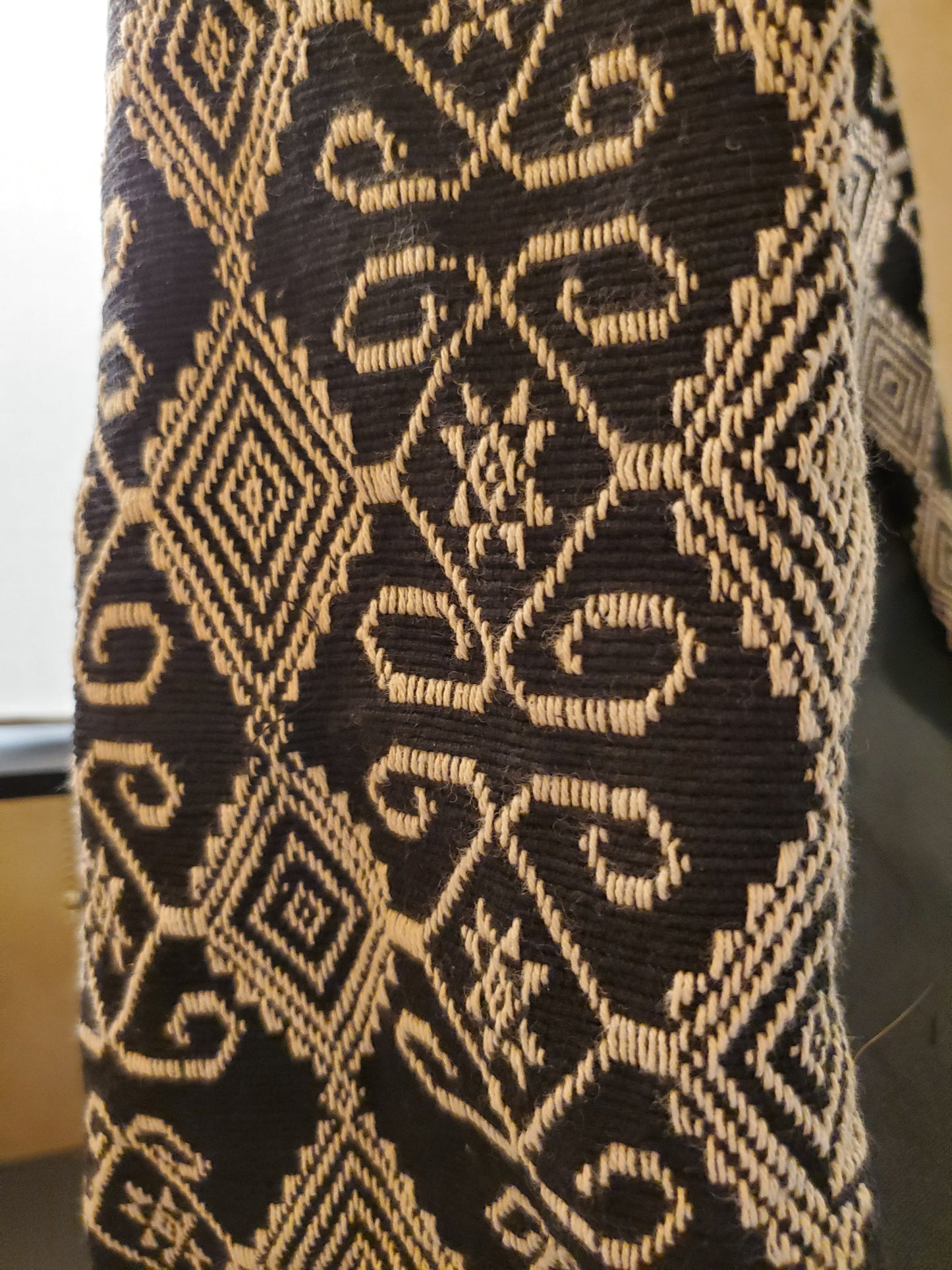 Shoulder Bag Black Tribe Motif