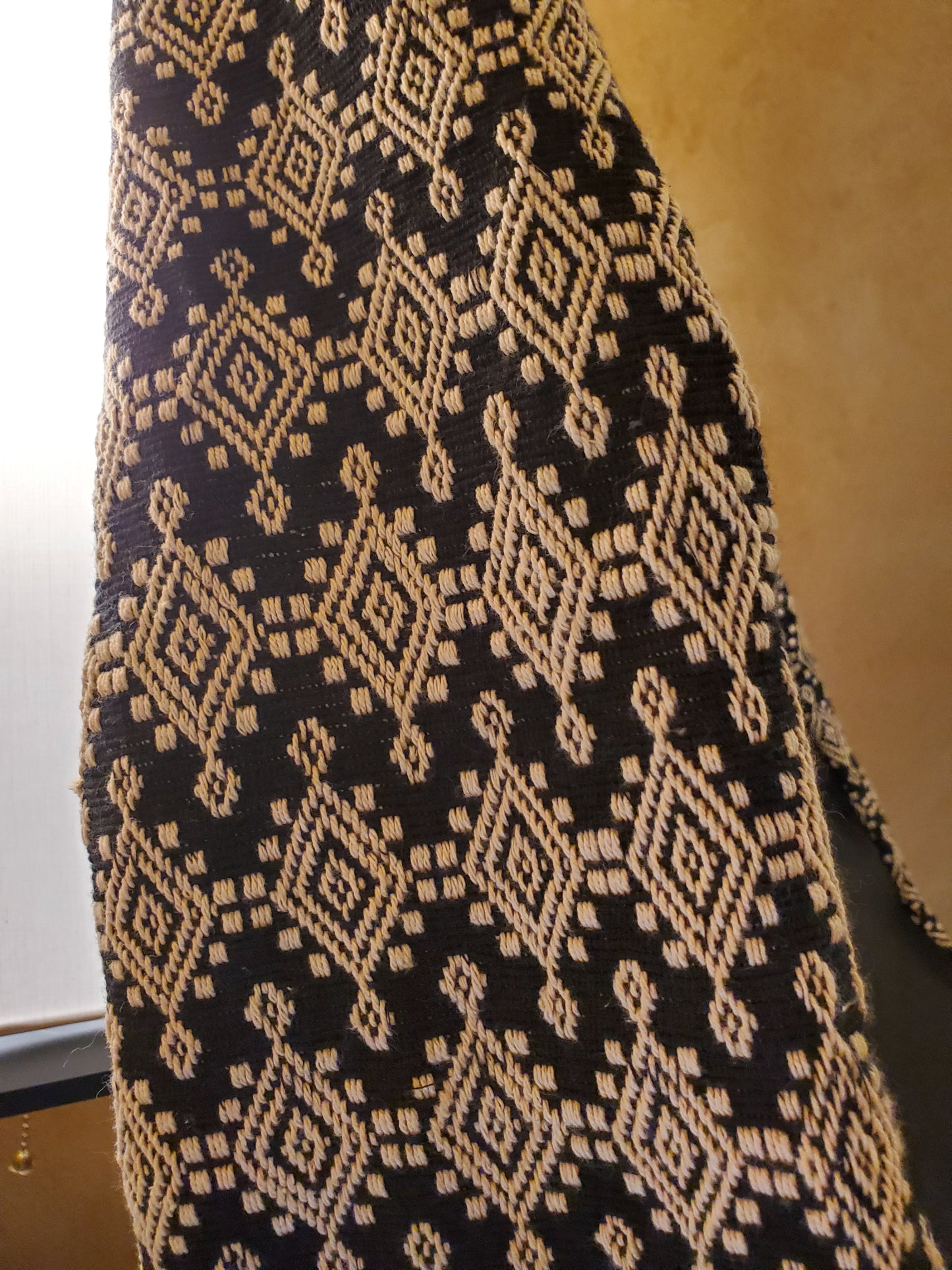 Shoulder Bag Black D1 Motif