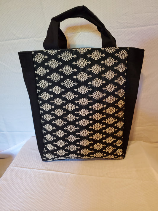 Big Tote Black D1Motif