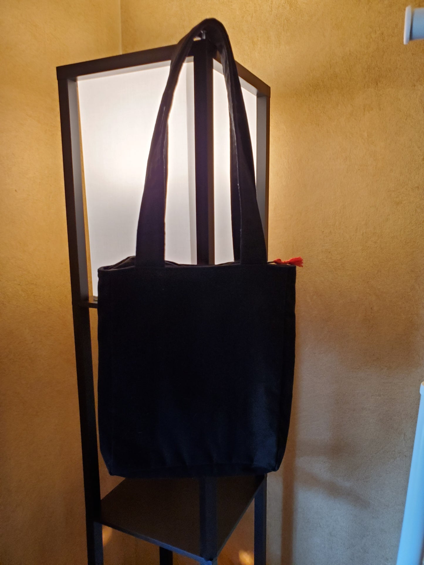 Tote-Red Mamuli with Shoulder Long Strap