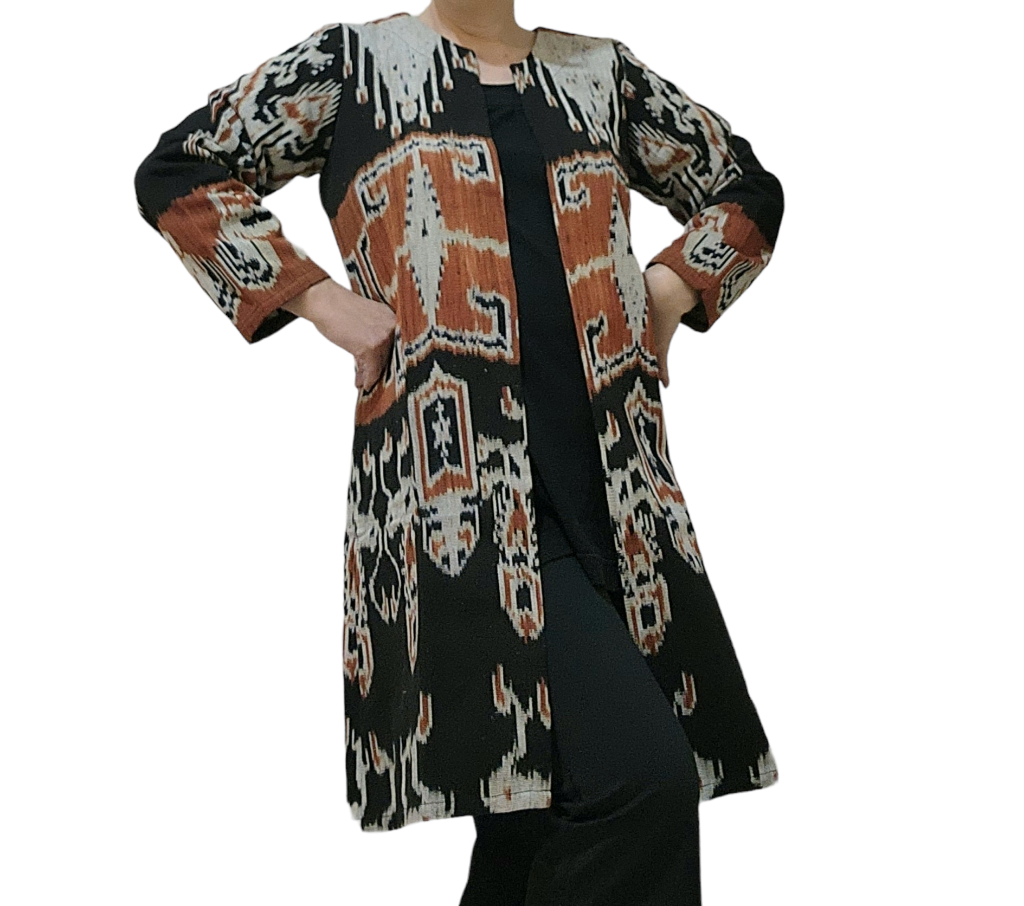 clt Long Blazer Black/Brown