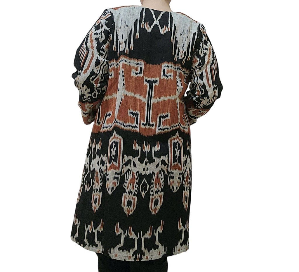 clt Long Blazer Black/Brown